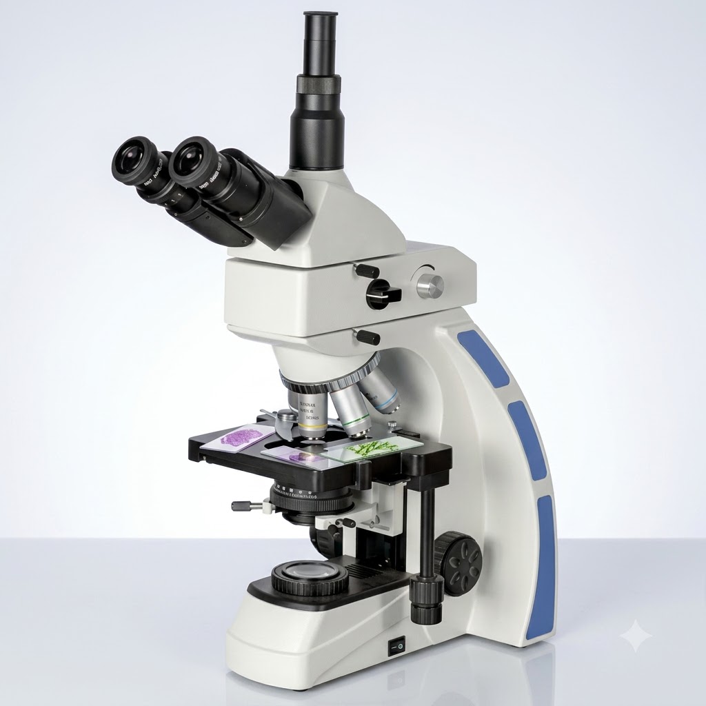 AJKANT UPRIGHT RESEARCH FLUORESCENT MICROSCOPE (Model: AJK-FLMI-6314)