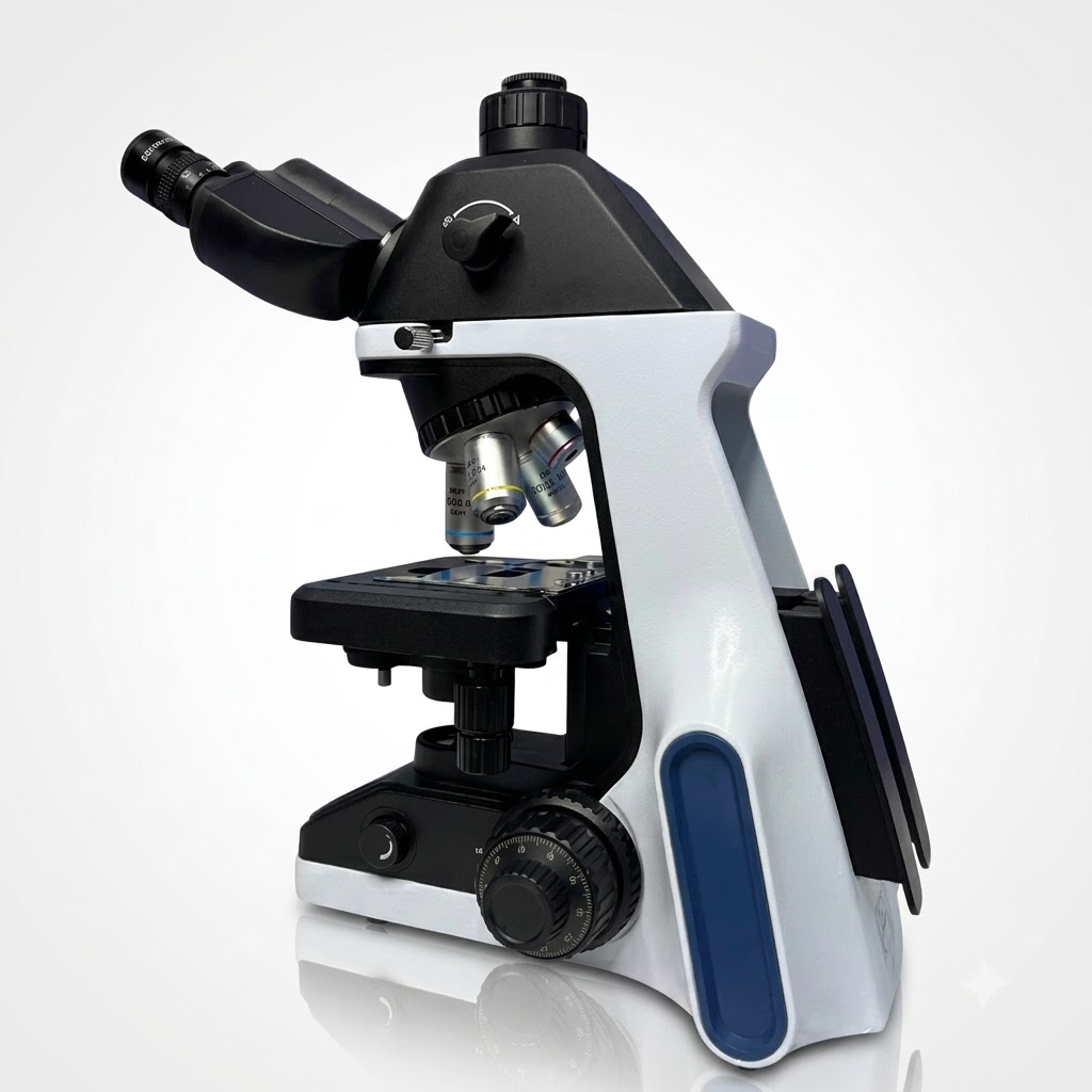 [AJK-MICR-6239] AJKANT Research Trinocular Microscope with Coded Display (Model: AJK-MICR-6239)