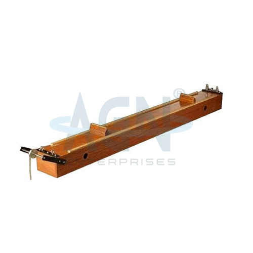 AJKANT Sonometer Teak Wood, Brass fitting (Model: AJK-EDEQ-5485)