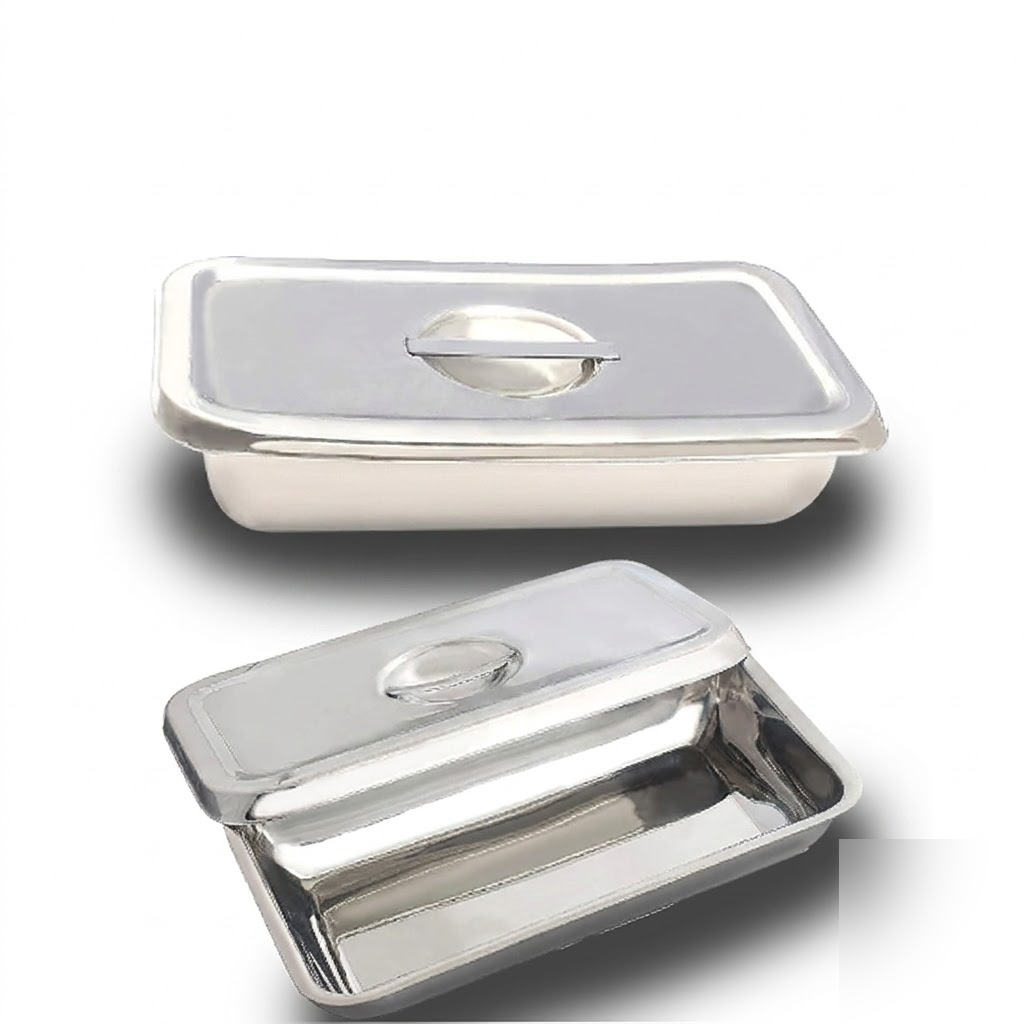 [AJK-HOHO-5002] AJKANT Instrument Trays with Cover S.S. (Model: AJK-HOHO-5002)