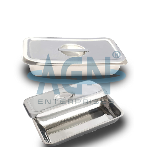 [AJK-HOHO-5002] AJKANT Instrument Trays with Cover S.S. (Model: AJK-HOHO-5002)