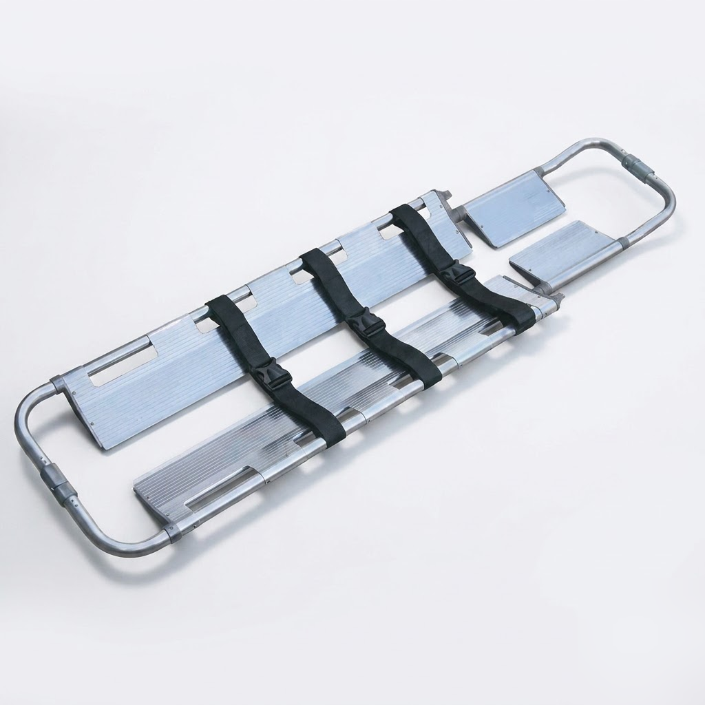 [AJK-FOAM-4938] AJKANT SCOOP STRETCHER ALUMINIUM (Model: AJK-FOAM-4938)