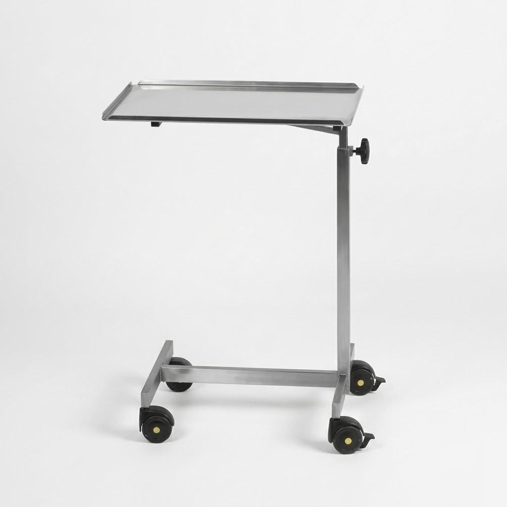 [AJK-CAAM-4904] AJKANT MAYO TROLLEY SS FIXED TRAY (Model: AJK-CAAM-4904)