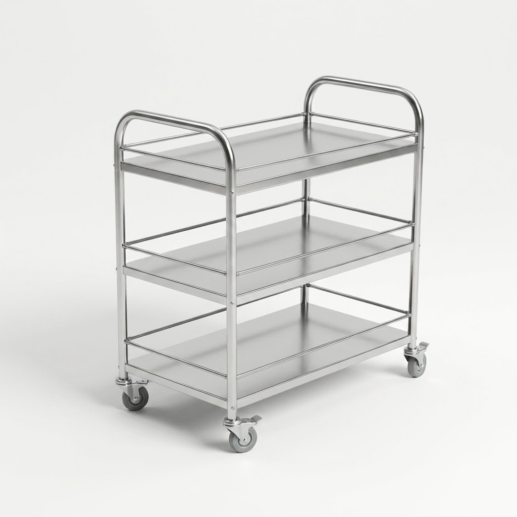 [AJK-CAAM-4887] AJKANT INSTRUMENT TROLLEY SS BODY (Model: AJK-CAAM-4887)