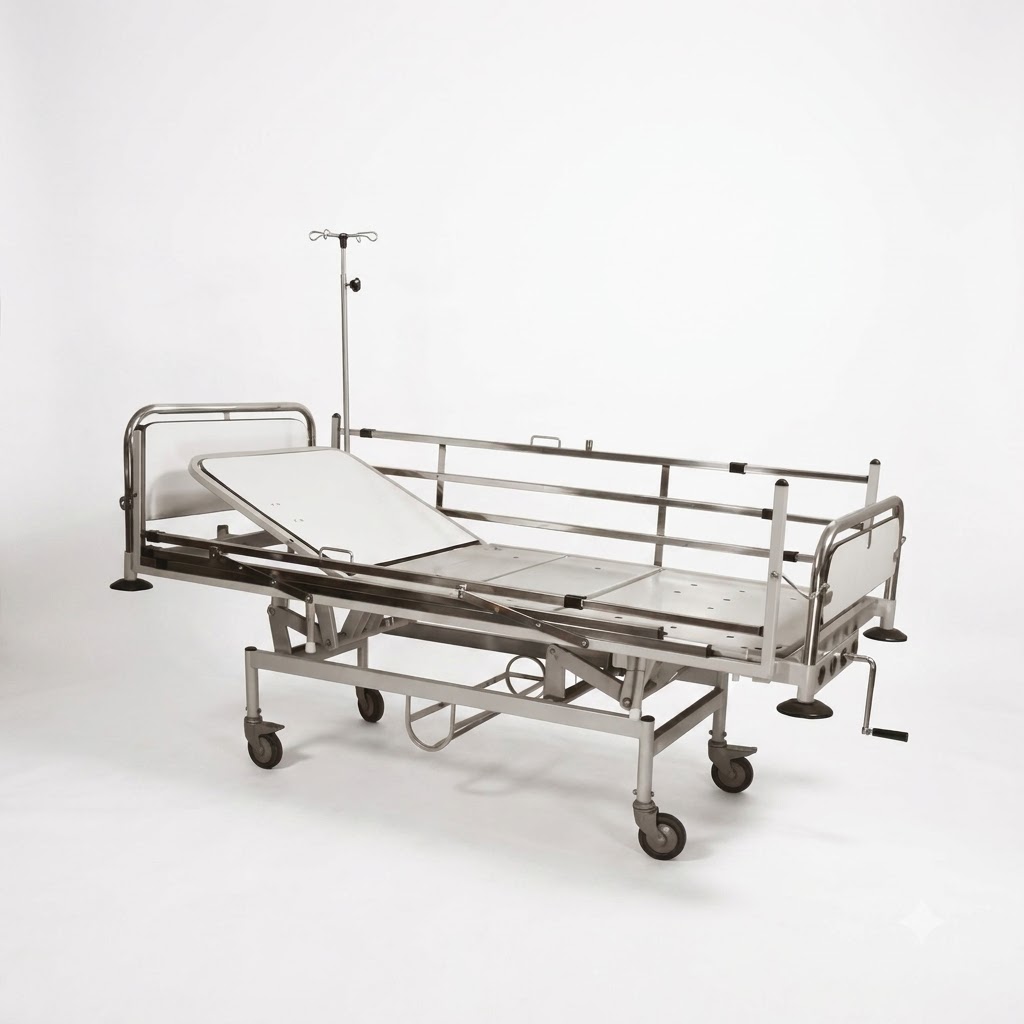 AJKANT ELECTRIC 5 FUN ICU BED (AL RAIL) (Model: AJK-HOFU-4611)