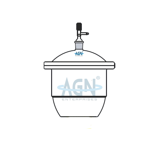 [AJK-LAGL-3499] AJKANT Vacuum Desiccator with Lid (Model: AJK-LAGL-3499)