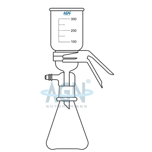 AJKANT Membrane Filter Holder Assembly (Model: AJK-LAGL-3491)