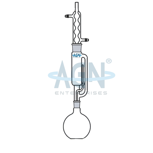 AJKANT Soxhlet Extraction Apparatus with Flask (Model: AJK-LAGL-3480)