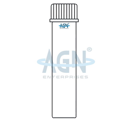 AJKANT Culture Tube With Screw Cap Flat Bottom (Model: AJK-LAGL-3411)
