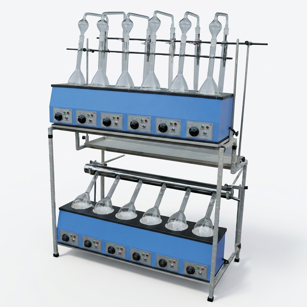 [AJK-KJDI-3190] AJKANT KJELDAHL DIGESTION AND DISTILLATION UNIT (Model: AJK-KJDI-3190)