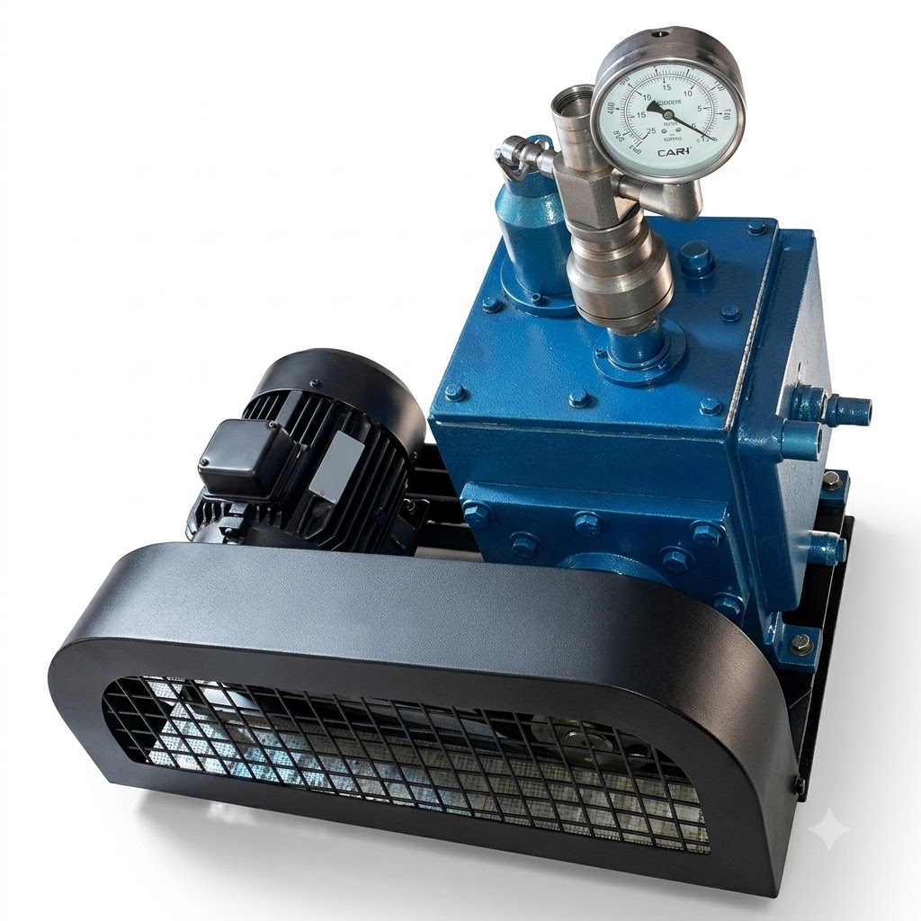 [AJK-PHEQ-3167] AJKANT VACUUM PUMP (HIGH VALUE RANGE V.BELT DRIVE, OIL SEALED) (Model: AJK-PHEQ-3167)