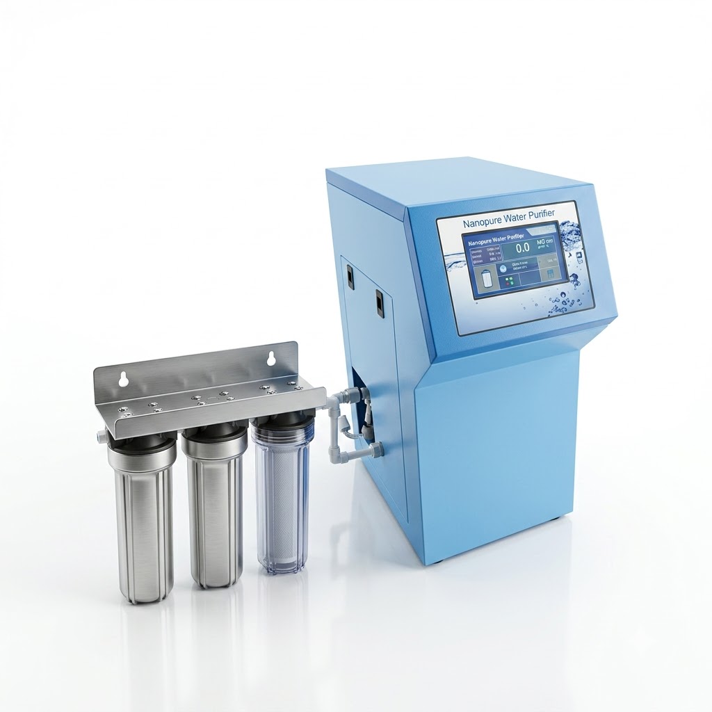 [AJK-PHEQ-2843] AJKANT Touch Screen LAB Q Smart Ultra Pure Water Purification System (Model: AJK-PHEQ-2843)