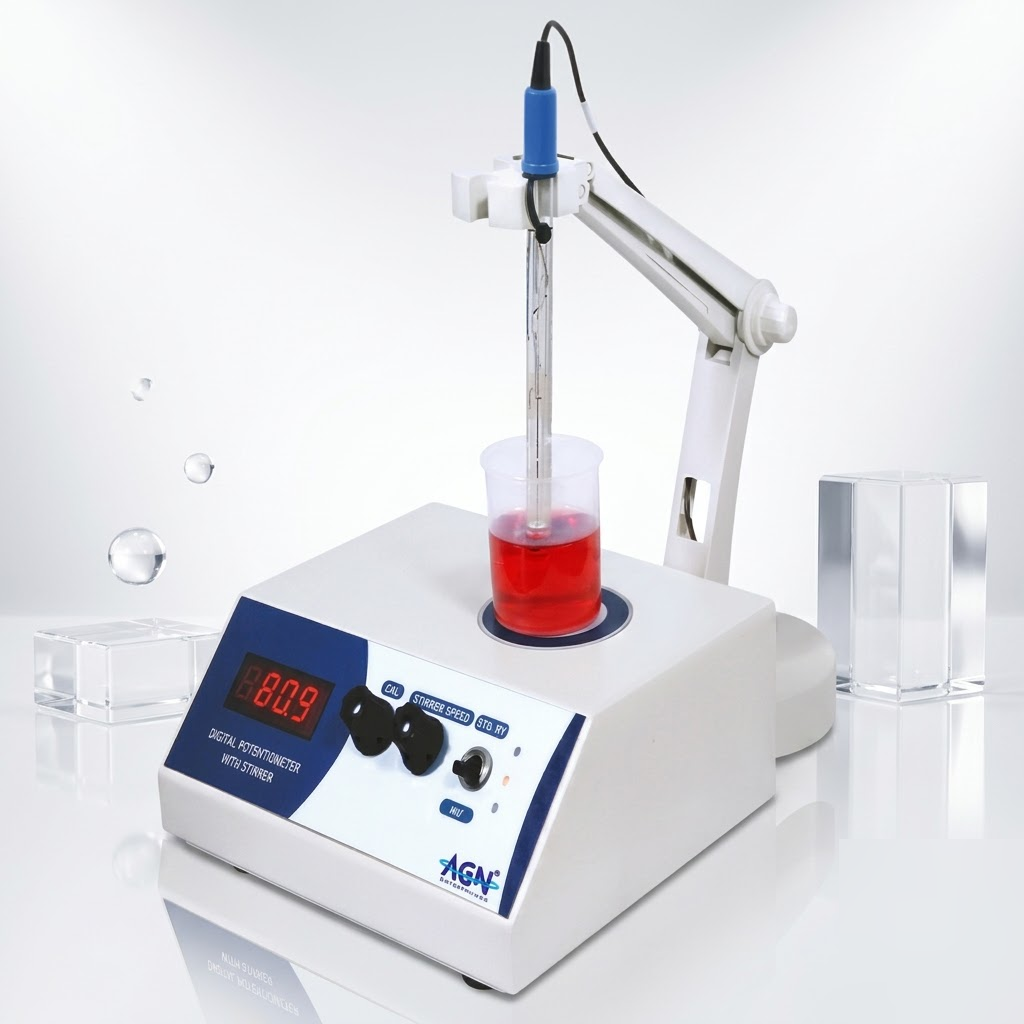 [AJK-ANEQ-2688] AJKANT Digital Potentiometer with Inbuilt Stirrer (Model: AJK-ANEQ-2688)
