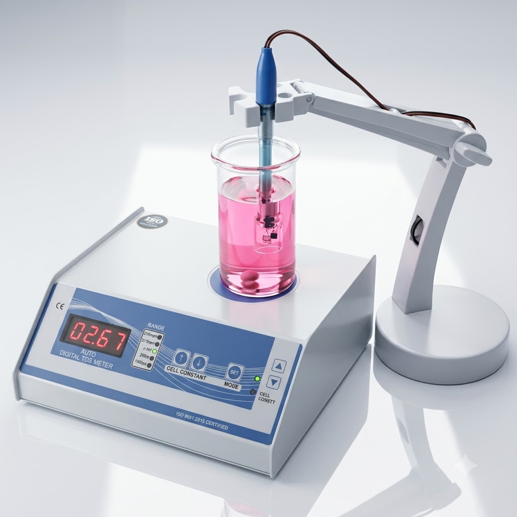 AJKANT Auto TDS Meter with Inbuilt Stirrer (Model: AJK-ANEQ-2653)