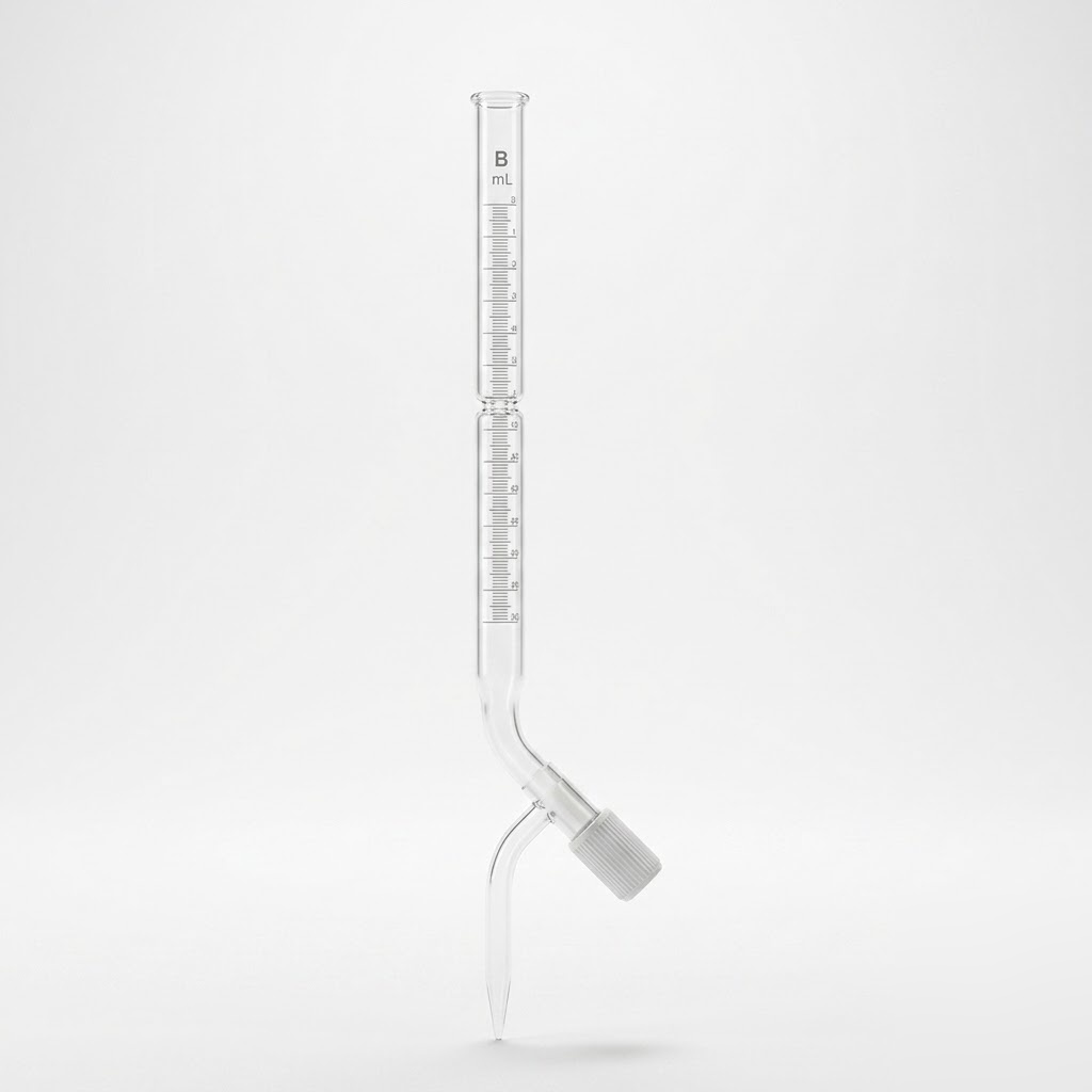 AJKANT Burette with Screw Type Rota flow Stopcock with PTFE Key (Model: AJK-LAGL-2549)