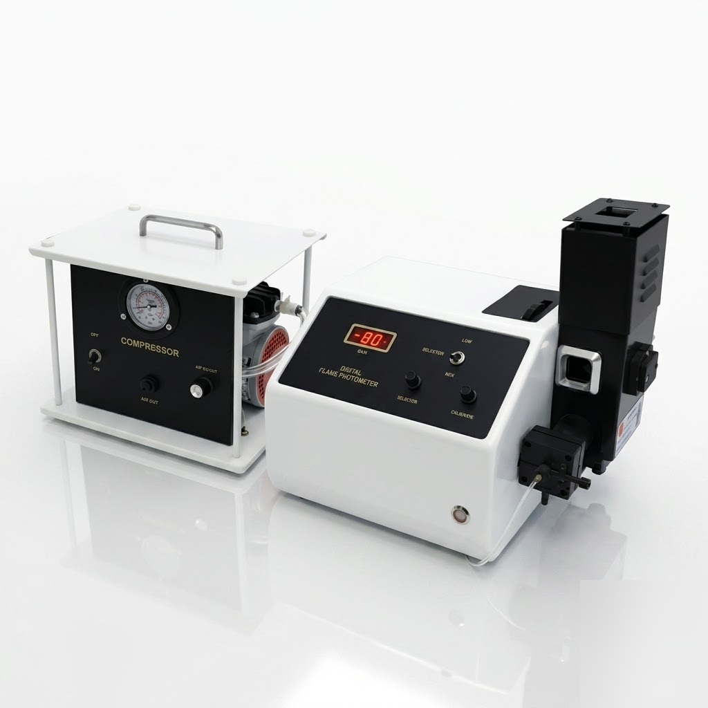 [AJK-FLPH-2305] AJKANT Digital Flame Photometer Single Channel (Model: AJK-FLPH-2305)