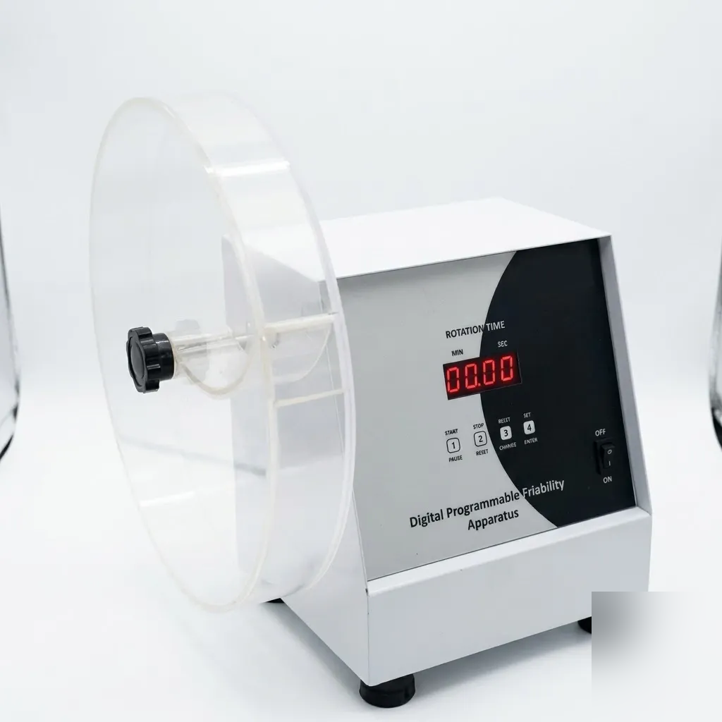 [AJK-FRAP-2275] AJKANT Digital Friability Test Apparatus Single Drum (Model: AJK-FRAP-2275)