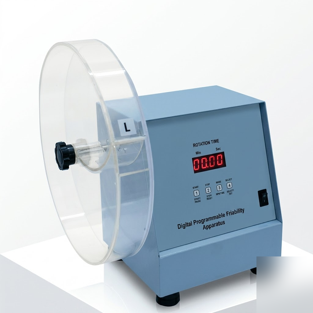 [AJK-FRAP-2272] AJKANT Digital Friability Test Apparatus Double Drum (Model: AJK-FRAP-2272)