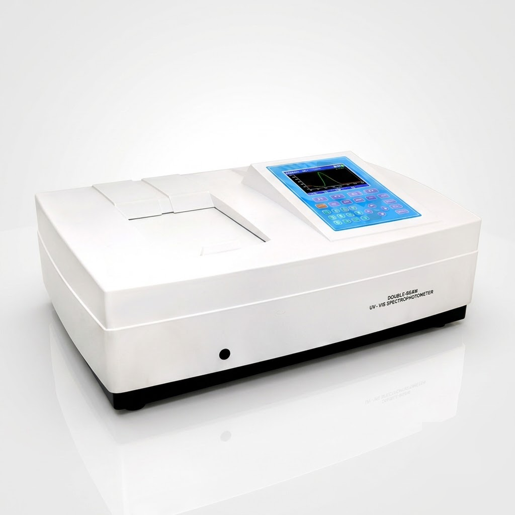 [AJK-ANEQ-2124] AJKANT Double Beam Microprocessor UV-VIS Spectrophotometer Variable Bandwidth & 8 Cell Holder (Model: AJK-ANEQ-2124)