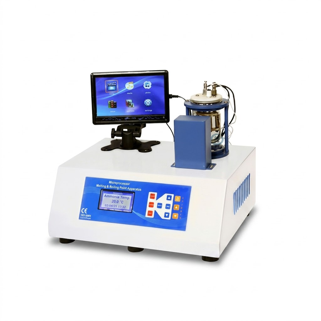[AJK-MEAN-1332] AJKANT Automatic Melting Point Apparatus with HD camera and 7” LED (Model: AJK-MEAN-1332)